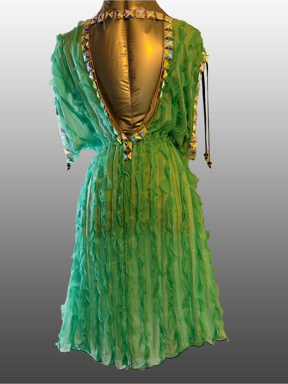 ✨ KASIA KULENTY - Rare Embellished Aura Duster/Gown ✨ - Picture 2 of 11